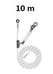 Urządzenie samozaciskowe LINOSTOP II ED z zatrzaśnikiem AZ002 dł. liny 10 m