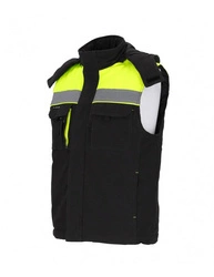 Kamizelka ocieplana odblaskowa z kapturem REDBERG SMART