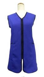 Fartuch damski na zamek z kieszeniami dla krawcowej