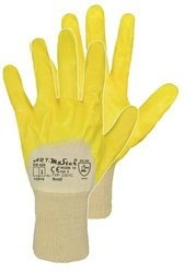 Rękawice robocze nitrylowe żółte RNITŻ
