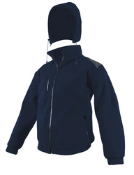 Bluza polarowa męska z kapturem granatowa NEXO BLUE 