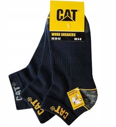 Komplet 3 par skarpet roboczych męskich Caterpillar CAT krótkie w kolorze granatowym