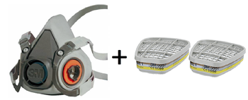 Maska do oprysków opryskiwania 6000 + filtry 6057