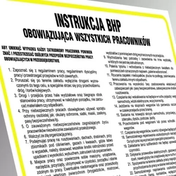 Instrukcja BHP przy obsłudze gaśnicy proszkowej 24,5 X 35