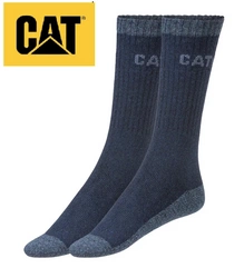 Skarpety robocze termoaktywne termiczne dwie pary niebieskie długie CAT