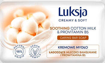 Mydło do mycia rąk LUKSJA 90 g Mleczko bawełniane & Prowitamina B5