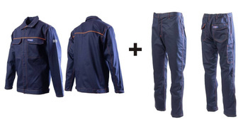 Ubranie spawalnicze trudnopalne PROFFLAM bluza + spodnie do pasa