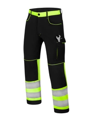 Spodnie odblaskowe bawełniane REDBERG V-SMART